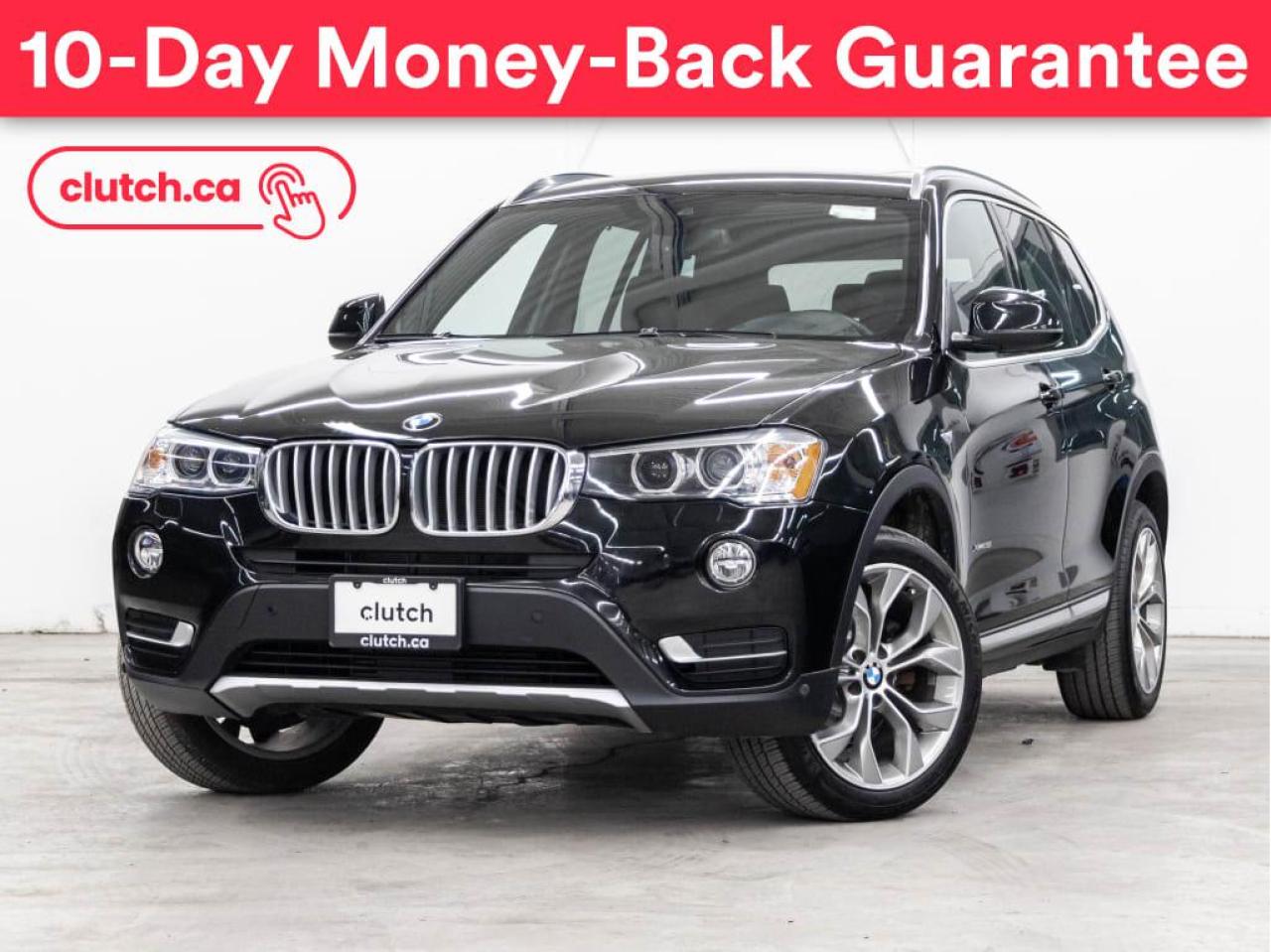 Used 2017 BMW X3 xDrive28i w/ Bluetooth, Moonroof, Cruise Control, NAV for sale in Toronto, ON