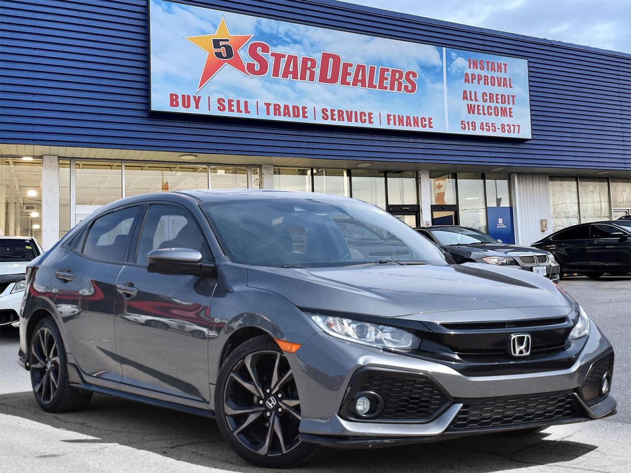 Used 2017 Honda Civic Hatchback SUNROOF H-SEATS MINT! WE FINANCE ALL CREDIT! for sale in London, ON
