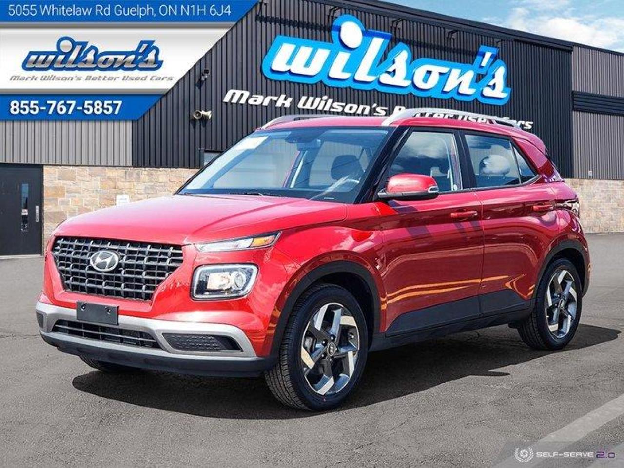 Used 2021 Hyundai Venue Trend, Sunroof, Heated Steering + Seats, Blind Spot Alert, CarPlay + Android, New Tires & Much More! for sale in Guelph, ON