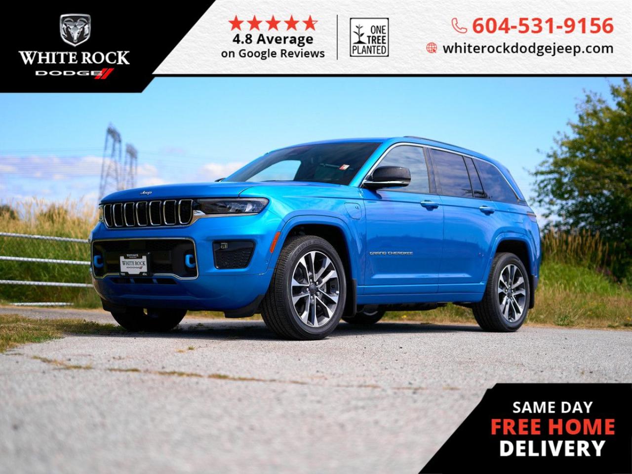 New 2023 Jeep Grand Cherokee 4xe Overland for sale in Surrey, BC