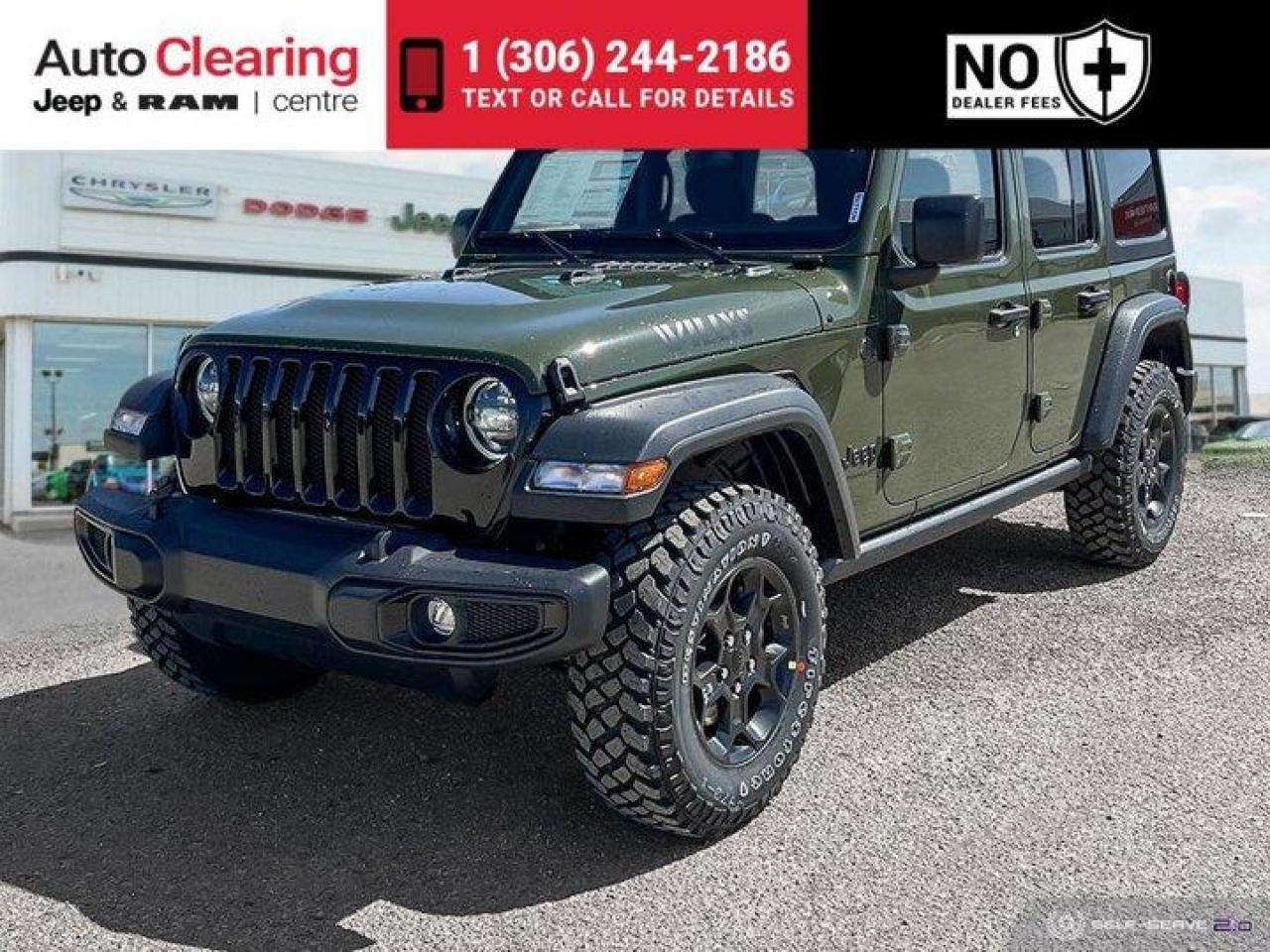 New 2023 Jeep Wrangler Willys for sale in Saskatoon, SK