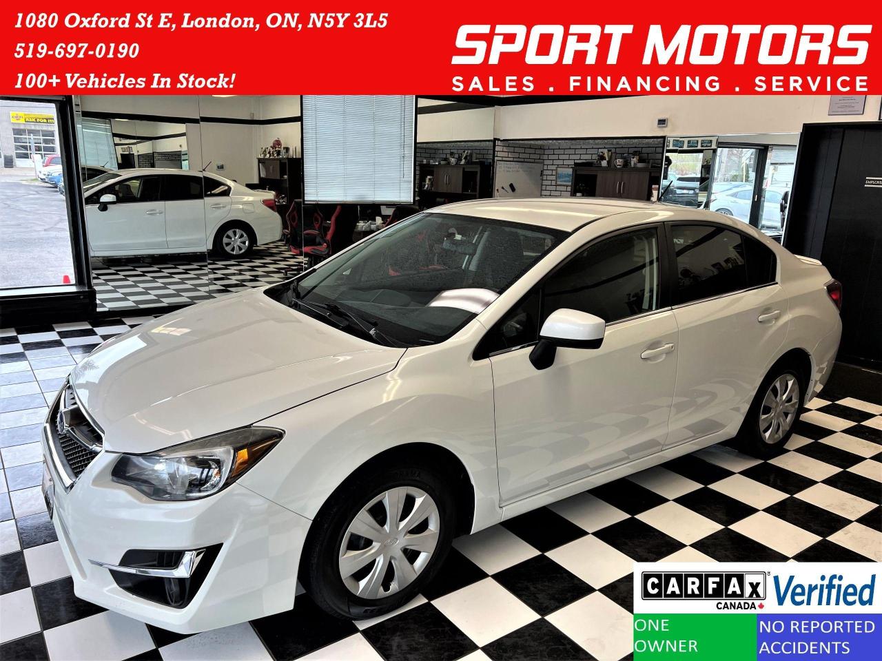 Used 2016 Subaru Impreza 2.0i AWD+Camera+Bluetooth+A/C+CLEAN CARFAX for sale in London, ON