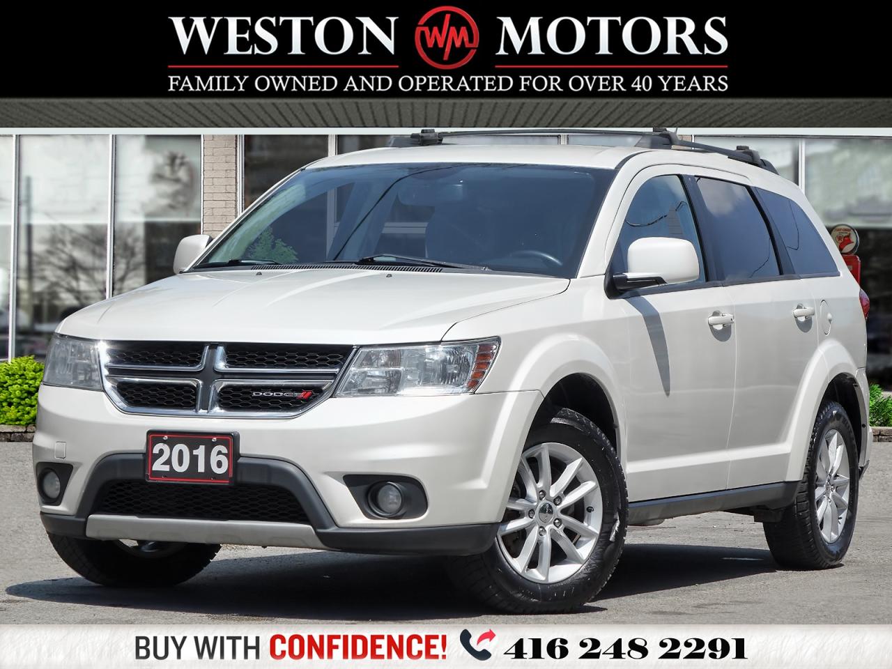 2016 Dodge Journey *7 PASS*REV-CAM*KEYLESS ENTRY*CLEAN CARFAX*NAVI!!