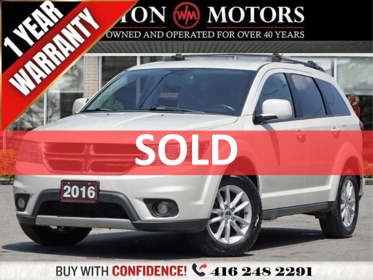 2016 Dodge Journey SXT*7 PASS*REV-CAM*KEYLESS ENTRY*CLEAN CARFAX*NAVI