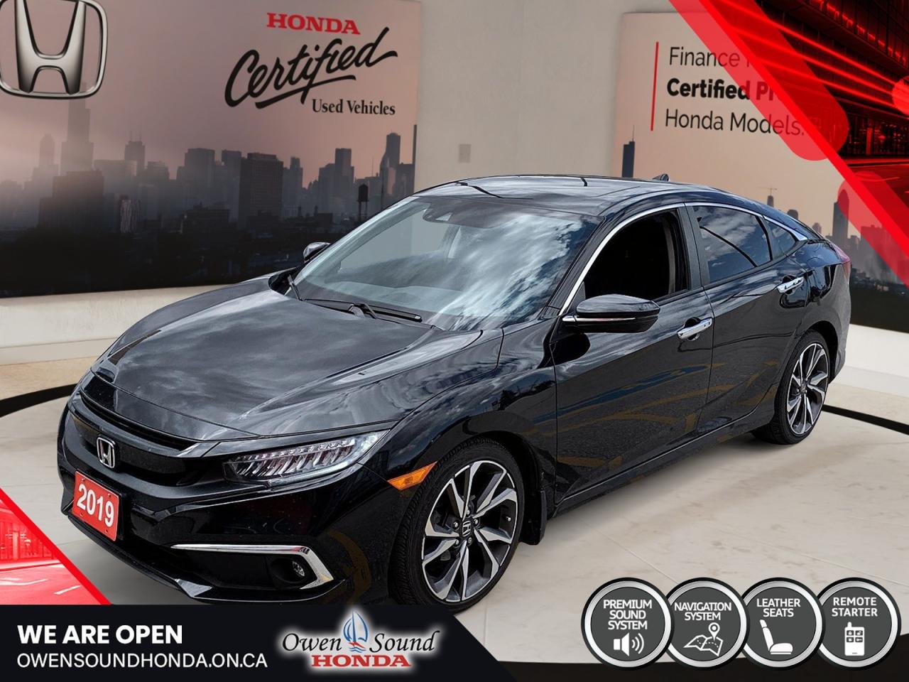 Used 2019 Honda Civic Touring for sale in Owen Sound, ON