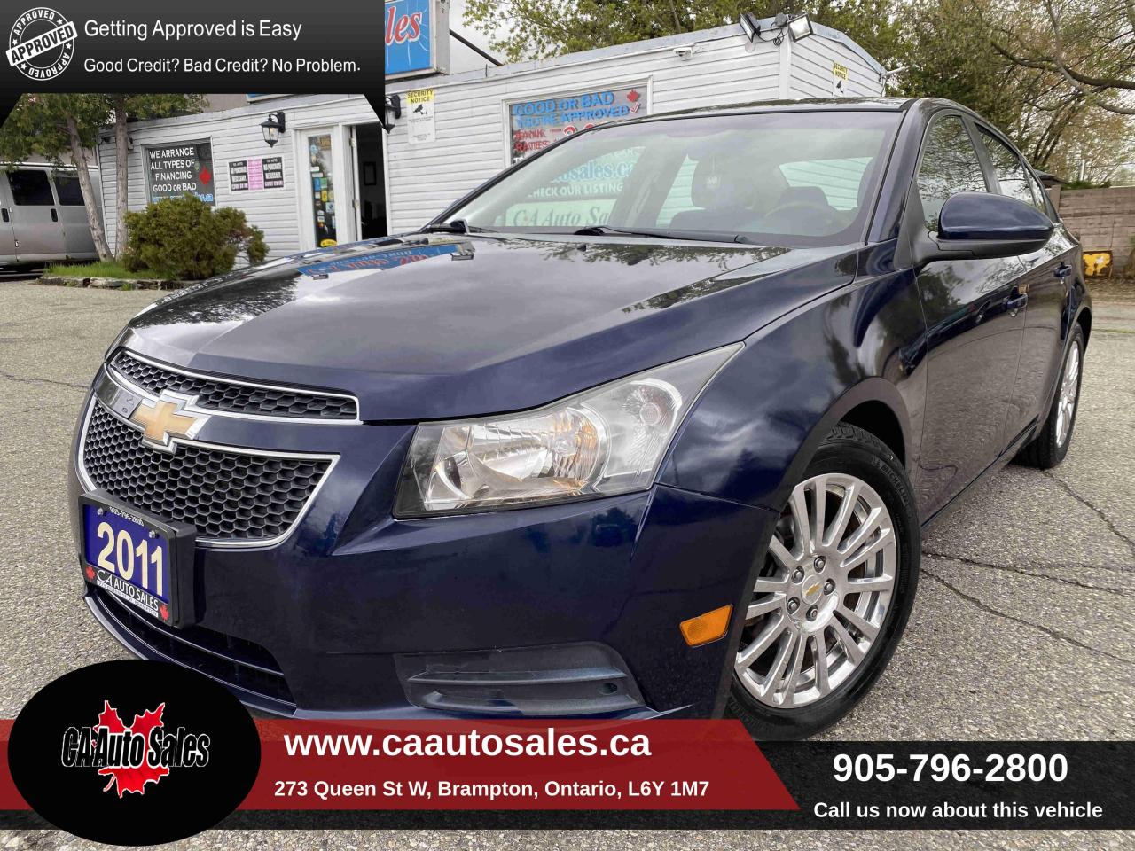 Used 2011 Chevrolet Cruze 4dr Sdn Eco w/1SA for sale in Brampton, ON