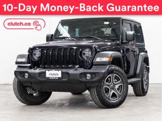 Used 2020 Jeep Wrangler Sport S 4x4 Technology Pkg. w/ Apple CarPlay & Android Auto, Heated Steering Wheel for sale in Toronto, ON