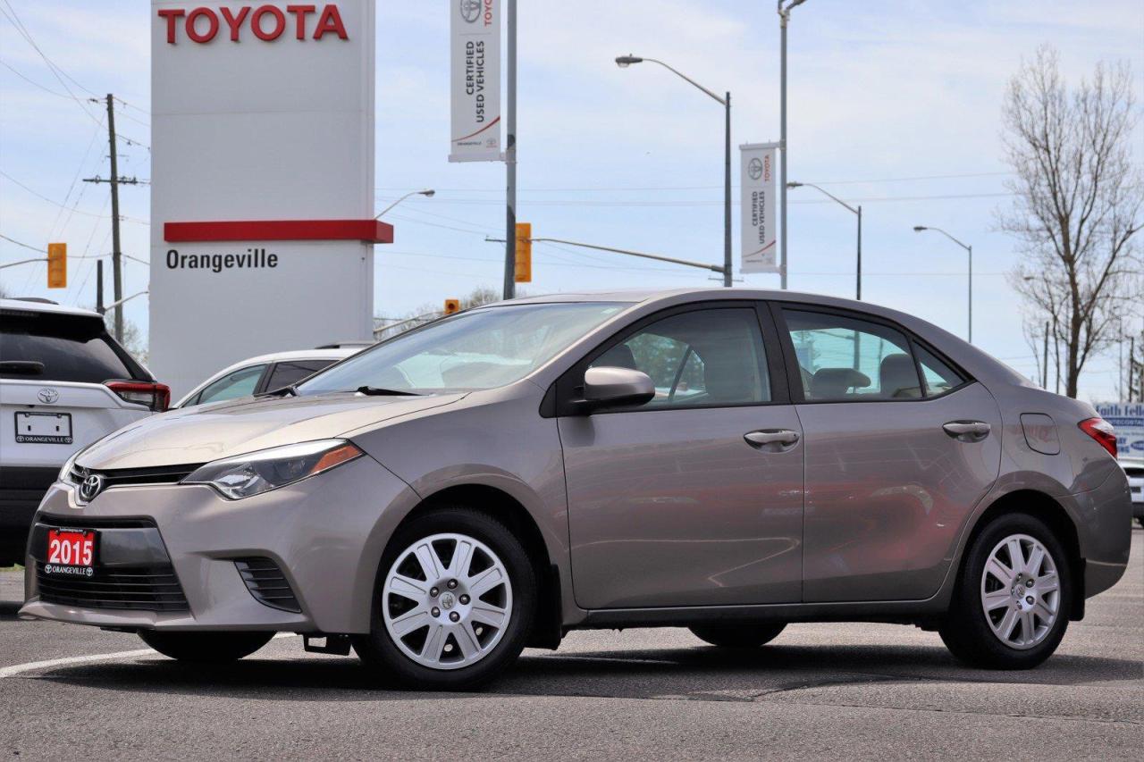 Used 2015 Toyota Corolla LOW KM! LE, SAFETY CERTIFIED, HEATED SEATS, BACK-UP CAMERA, BLUETOOTH for sale in Orangeville, ON