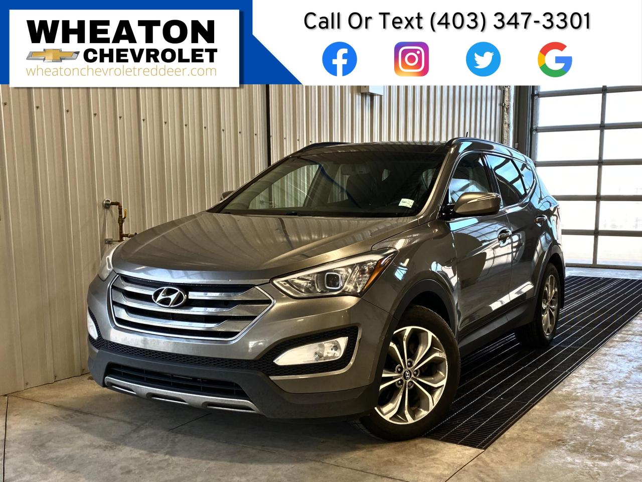 Used 2014 Hyundai Santa Fe Sport 2.0T SE Leather|Heated Seats|Sunroof for sale in Red Deer, AB