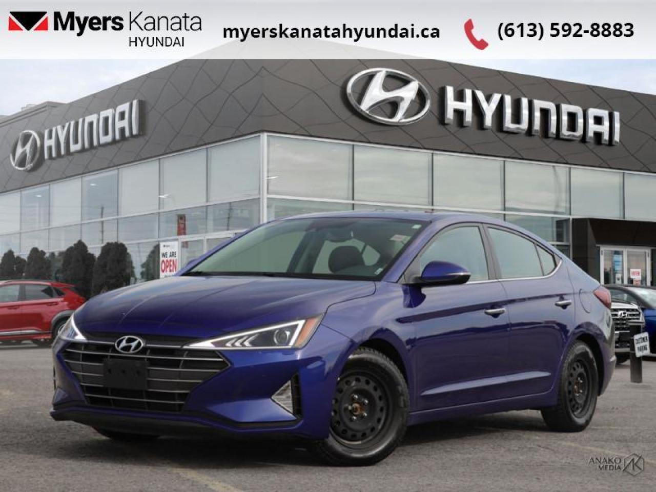 Used 2019 Hyundai Elantra - $183 B/W - Low Mileage for sale in Kanata, ON