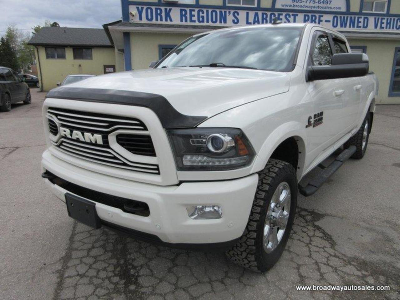 2018 Dodge Ram 2500 3/4 TON LARAMIE-MODEL 5 PASSENGER 6.7L - CUMMINS.. 4X4.. CREW-CAB.. 6.6-BOX.. NAVIGATION.. LEATHER.. HEATED/AC SEATS.. SUNROOF.. BACK-UP CAMERA..