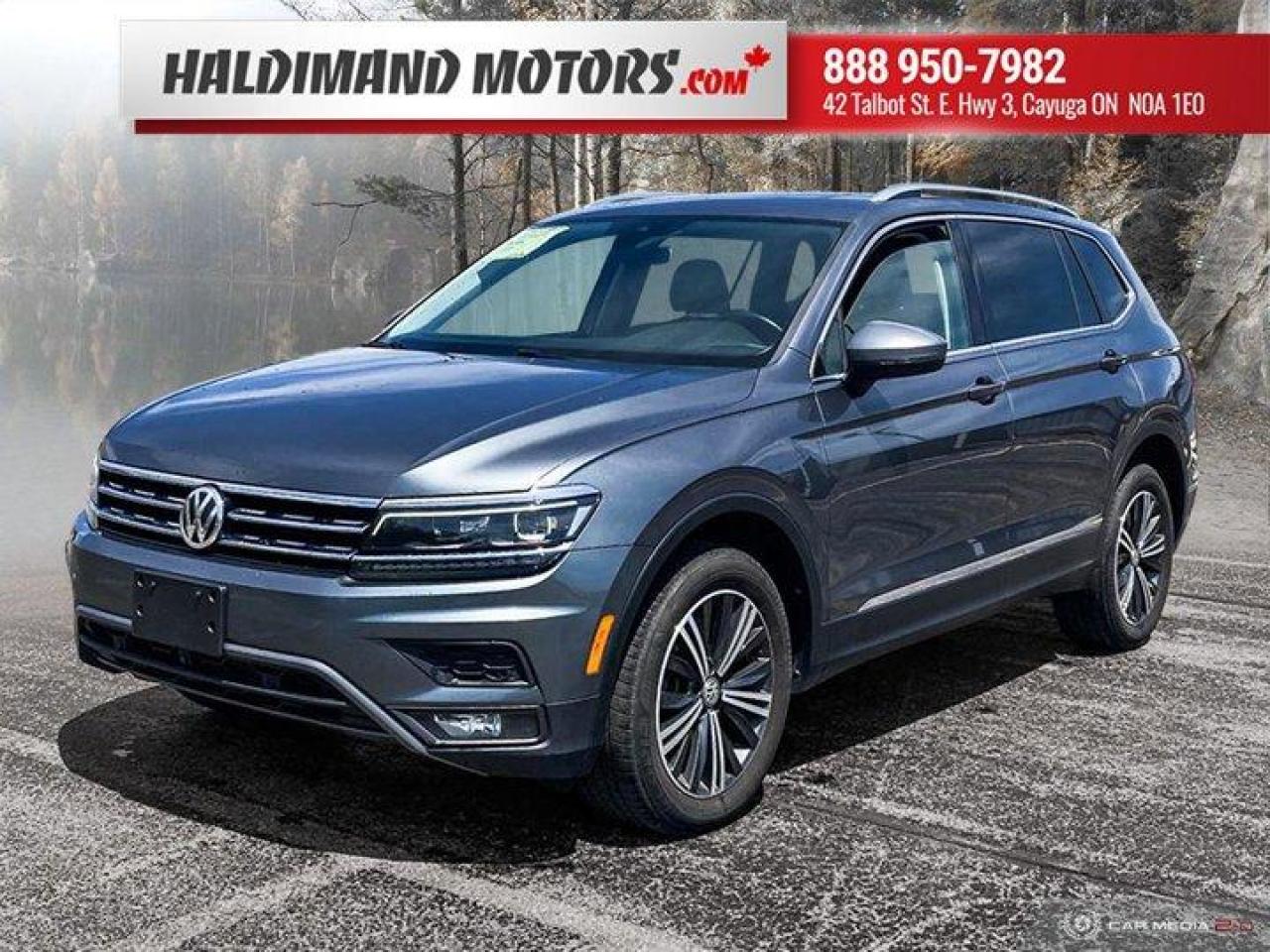 Used 2019 Volkswagen Tiguan Highline for sale in Cayuga, ON