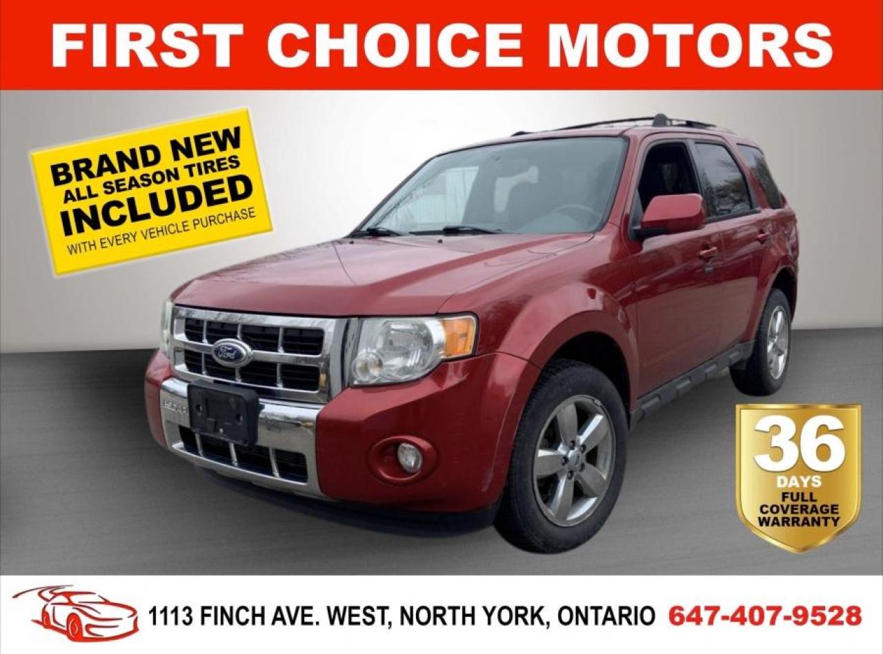 Used 2011 Ford Escape LIMITED ~AUTOMATIC, FULLY CERTIFIED WITH WARRANTY! for sale in North York, ON
