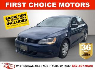 Used 2011 Volkswagen Jetta TRENDLINE ~MANUAL, FULLY CERTIFIED WITH WARRANTY!! for sale in North York, ON