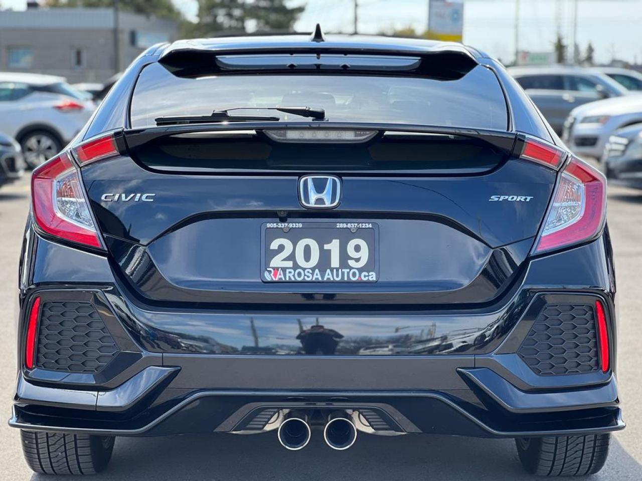 2019 Honda Civic AUTO SPORT HATCHBACK W/ HONDA SENSING SUNROOF Photo3