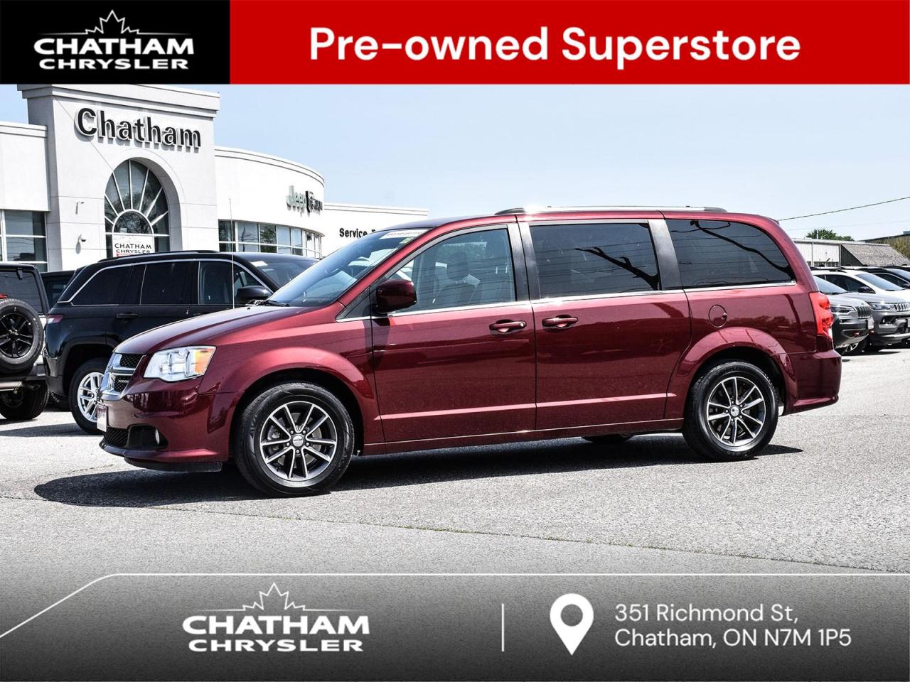 Used 2017 Dodge Grand Caravan CVP/SXT SE POWER SLIDING DOORS NAVIGATION for sale in Chatham, ON