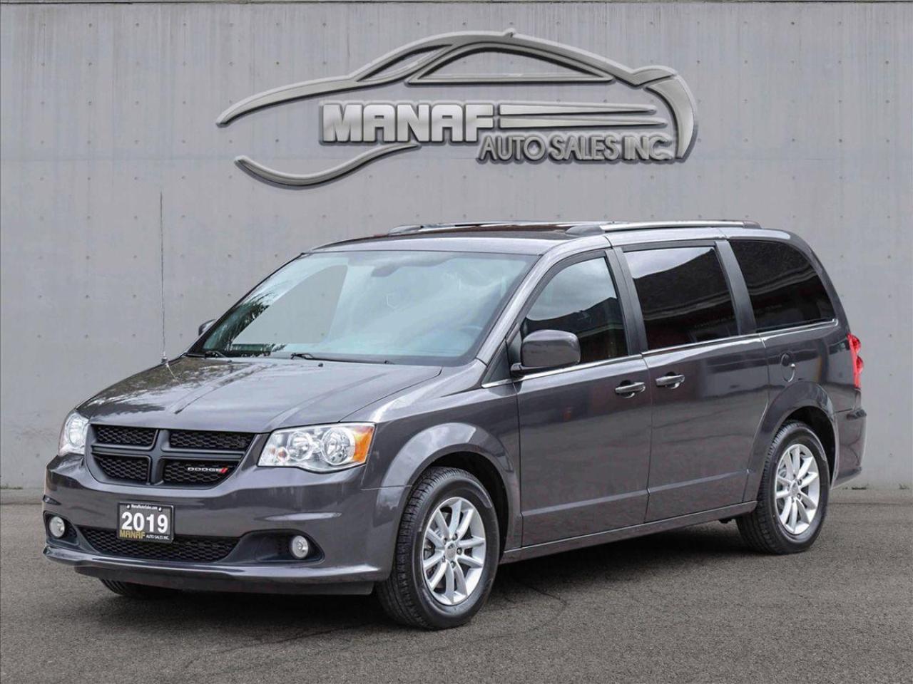 Used 2019 Dodge Grand Caravan SXT R.Starter Rear Cam Leather Bluetooth DVD for sale in Concord, ON