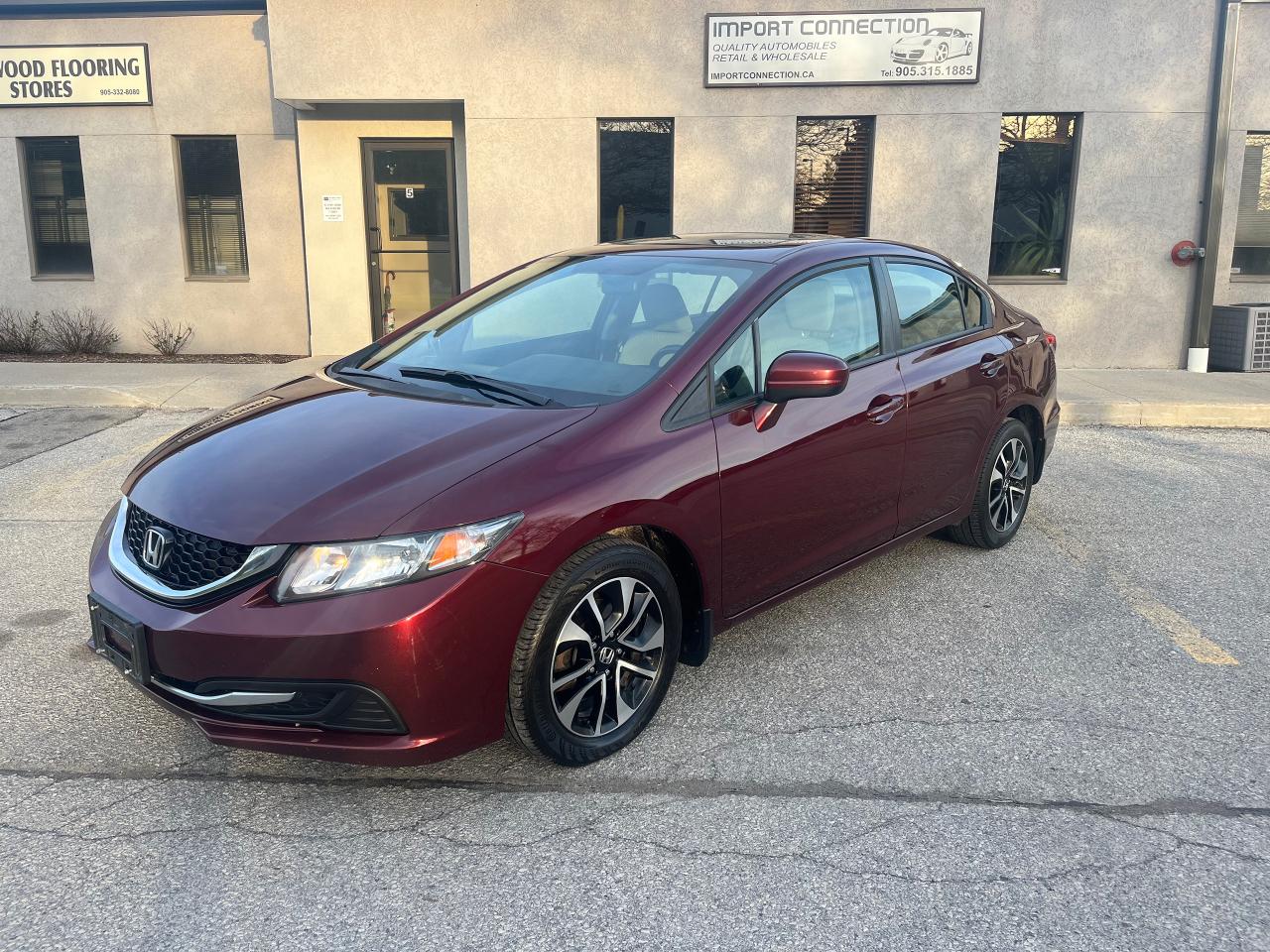 Used 2015 Honda Civic EX,MANUAL,POWER SUNROOF..PUSH BUTTON START,CERT!! for sale in Burlington, ON