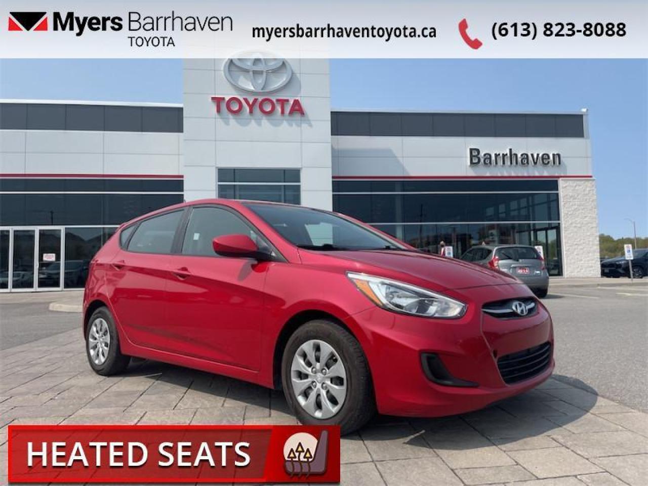 Used 2017 Hyundai Accent GL  - Bluetooth -  Heated Seats - $143 B/W for sale in Ottawa, ON