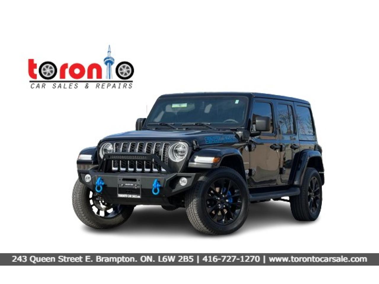 2022 Jeep Wrangler 4XE|Unlimited Sahara 4x4|ELECTRIC|NAVI|LOADED - Photo #1