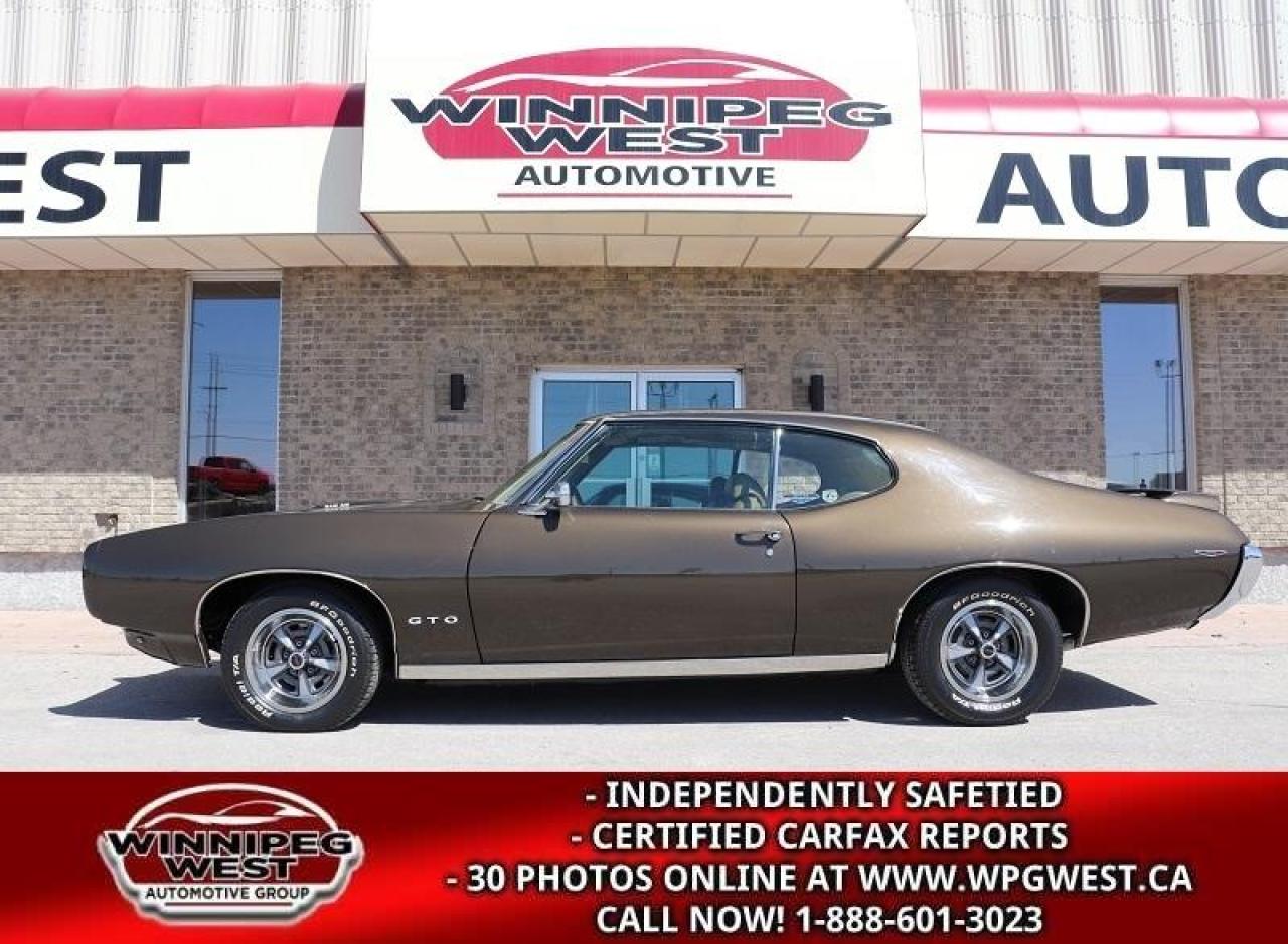 Used 1969 Pontiac GTO RAM AIR III, REAL DEAL, NUMBER MATCH/ORIGINAL SPEC for sale in Headingley, MB