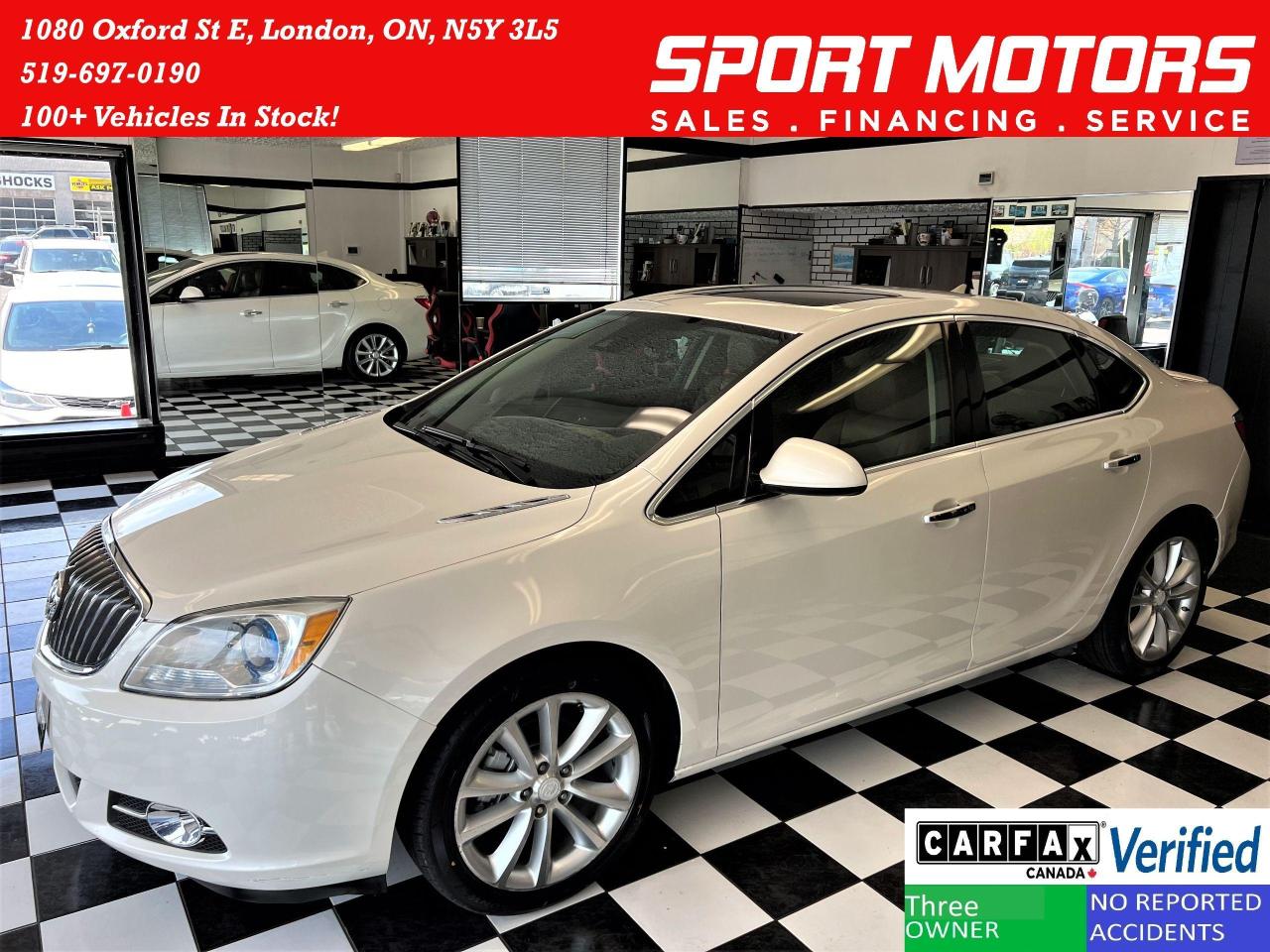 2014 Buick Verano Premium+Leather+Roof+BOSE+GPS+Camera+CLEAN CARFAX - Photo #1