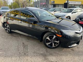 Used 2016 Honda Civic Touring/NAVI/CAMERA/LEATHER/ROOF/LOADED/ALLOYS for sale in Scarborough, ON