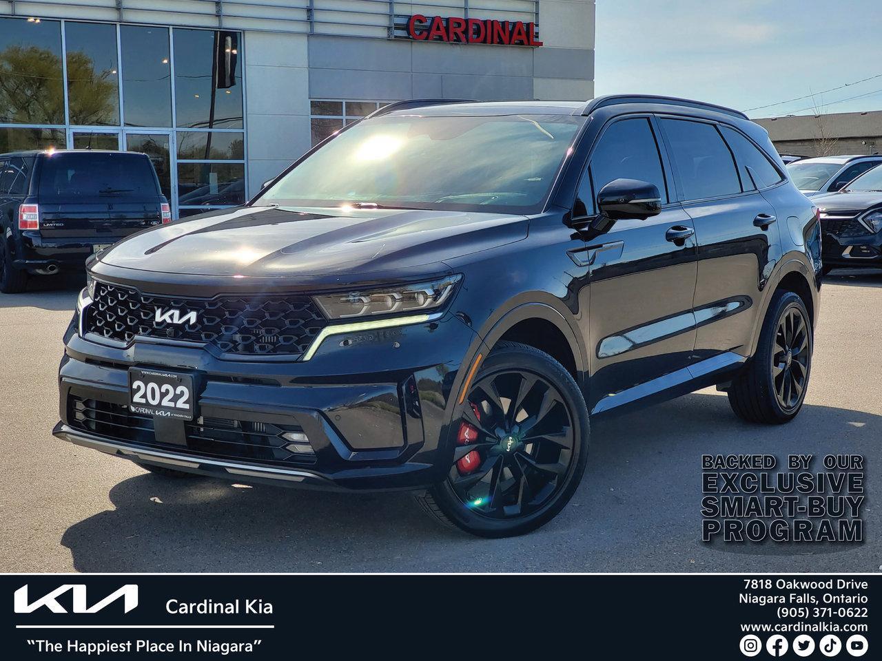 Used 2022 Kia Sorento SX, AWD, Navi, Heated and Cooled Leather Seats for sale in Niagara Falls, ON