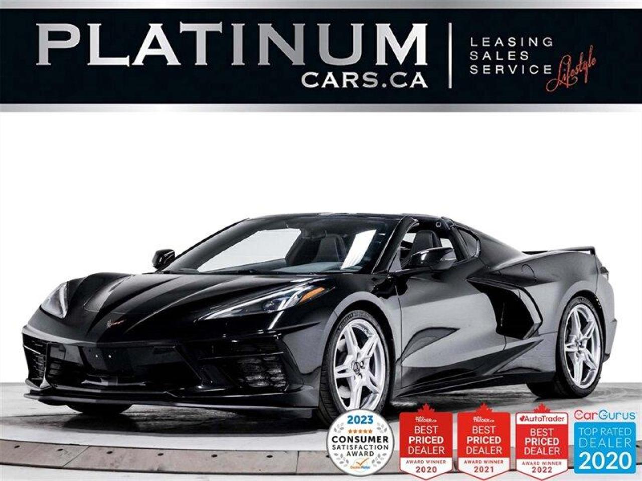 Used 2020 Chevrolet Corvette Stingray Coupe, 490HP, 6.2L V8, GT1 SEATS, CARPLAY for sale in Toronto, ON