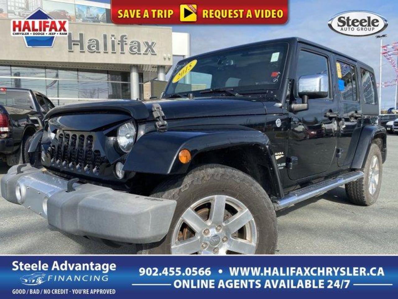 Used 2015 Jeep Wrangler Unlimited Sahara  Legendary Jeep Performance!! for sale in Halifax, NS