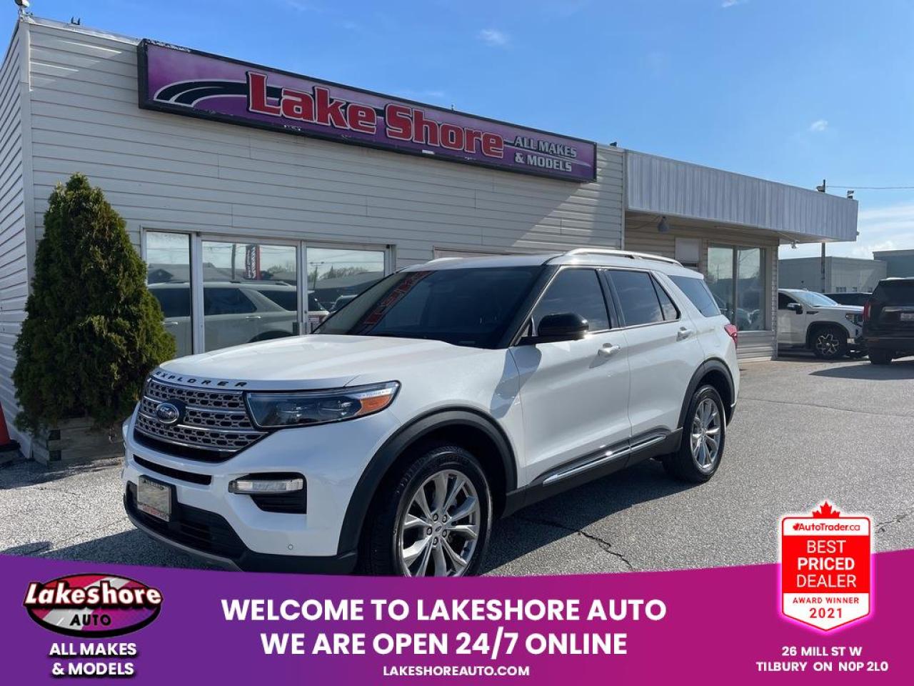 Used 2022 Ford Explorer LIMITED for sale in Tilbury, ON