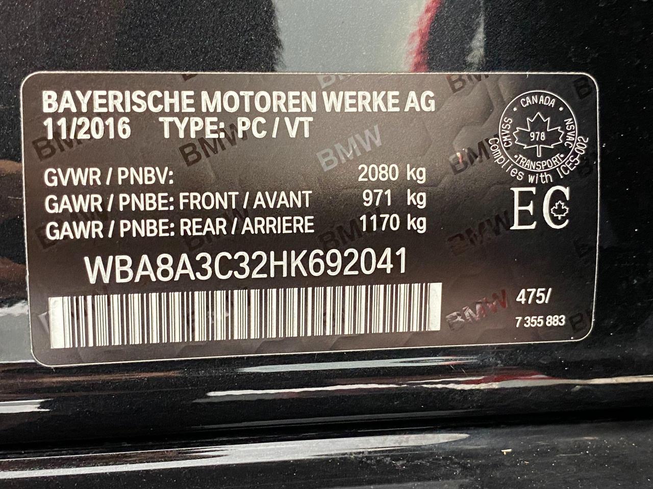 2017 BMW 3 Series 320i xDrive+GPS+BSM+360 Camera+PDC+CLEAN CARFAX - Photo #55
