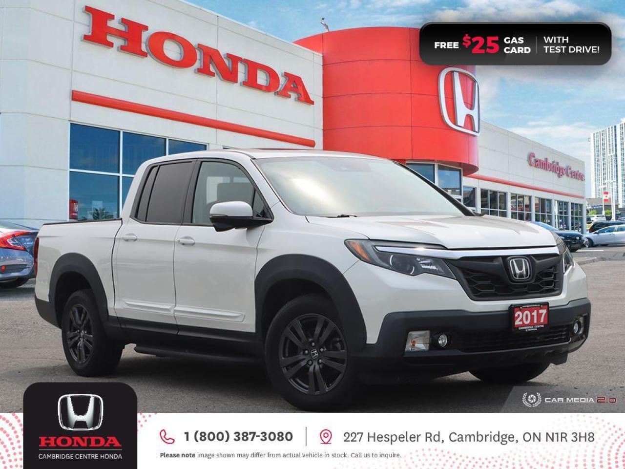 Used 2017 Honda Ridgeline Sport APPLE CARPLAY™ & ANDROID AUTO™ | REARVIEW CAMERA | HONDA SENSING TECHNOLOGIES for sale in Cambridge, ON
