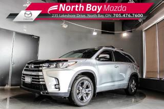 Used 2019 Toyota Highlander Limited Oil Change and Brakes Serviced! AWD - JBL Sound - Panoramic Sunroof - Navigation - Power Tailgate for sale in North Bay, ON