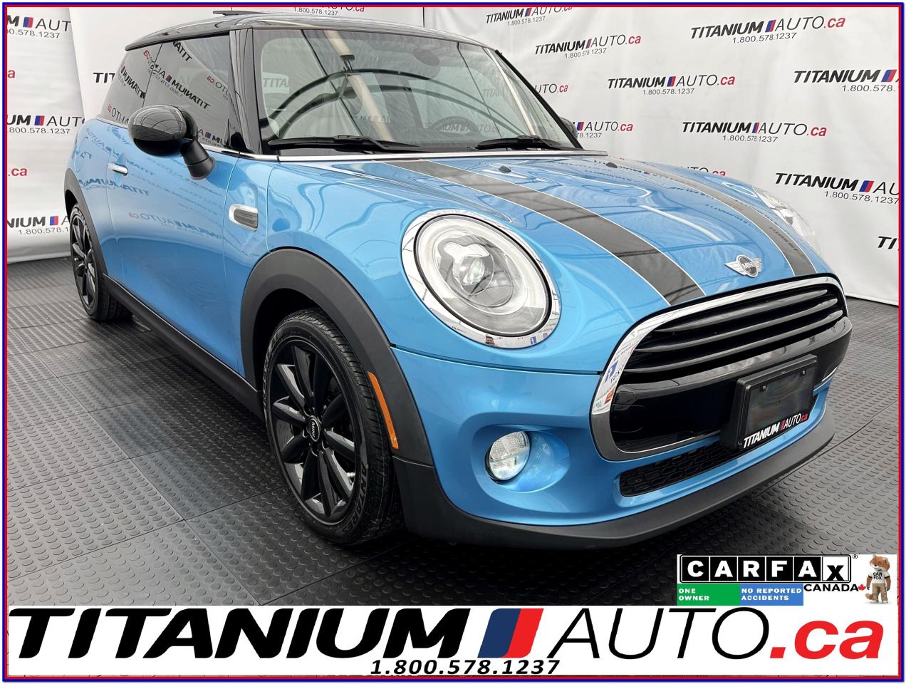 Used 2017 MINI Cooper GPS-Pano Roof-Leather-Park Sensors-H/K Sound-LED for sale in London, ON