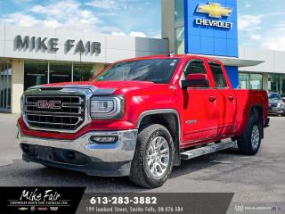 Used 2018 GMC Sierra 1500 SLE remote start,single-slot CD player,power outside mirrors,auto climate control,rear vision camera for sale in Smiths Falls, ON