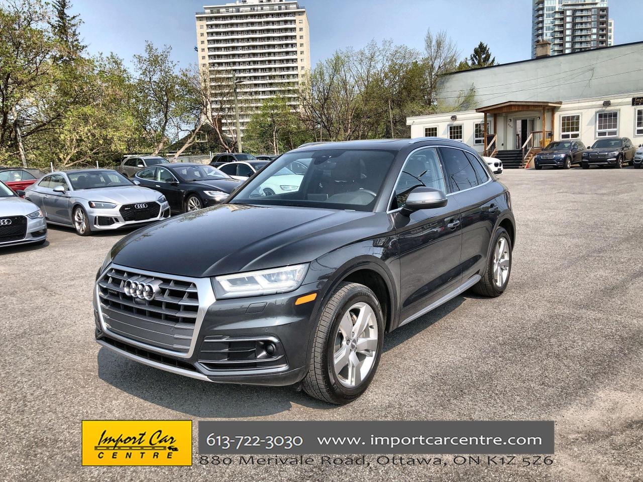 Used 2018 Audi Q5 2.0T Technik LEATHER  PANO ROOF  B&O  NAV  BLIS  C for sale in Ottawa, ON
