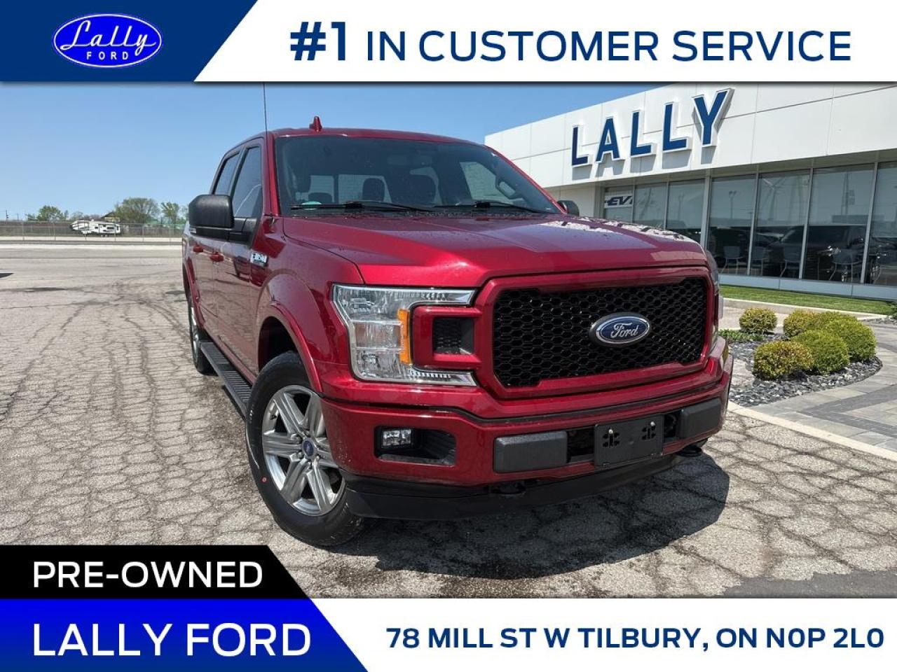 Used 2018 Ford F-150 XLT, Brand New Tires, Nav, Sport! for sale in Tilbury, ON