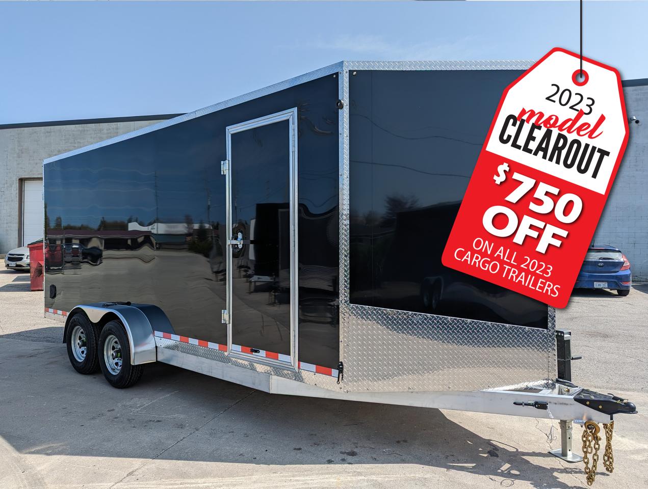 2023 Canadian Trailer Company 7x18 V-Nose Cargo Trailer Aluminum Photo1