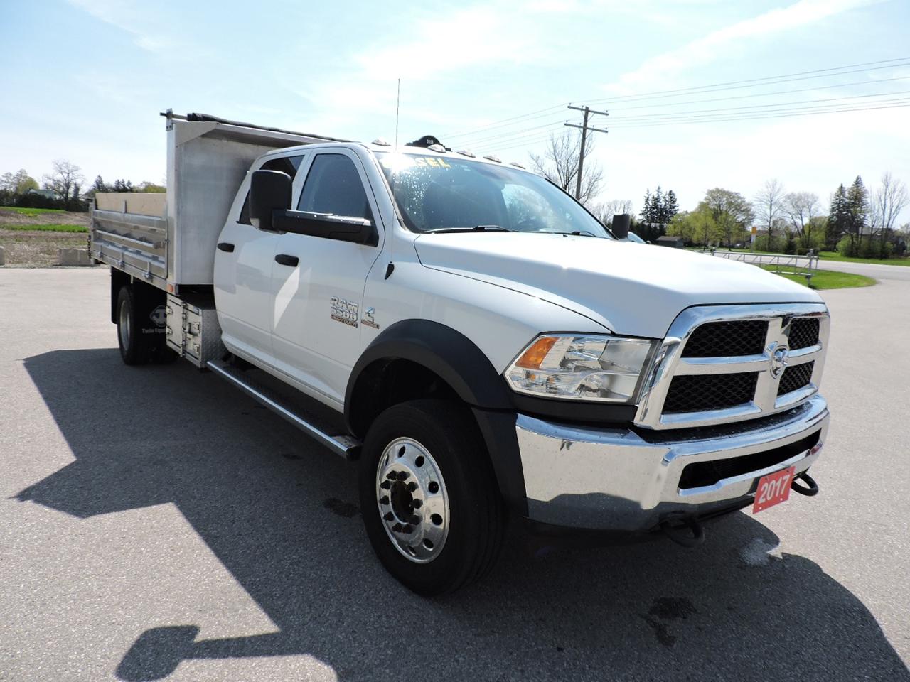 2017 RAM 5500 ST Diesel 4X4 11-Foot Aluminum Dump 104000KMS