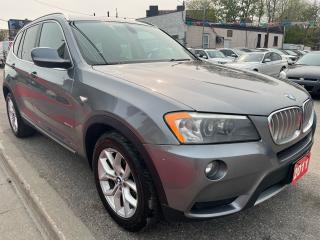 Used 2011 BMW X3 28i , sunroof,backup cam,leather,heated seats for sale in Scarborough, ON