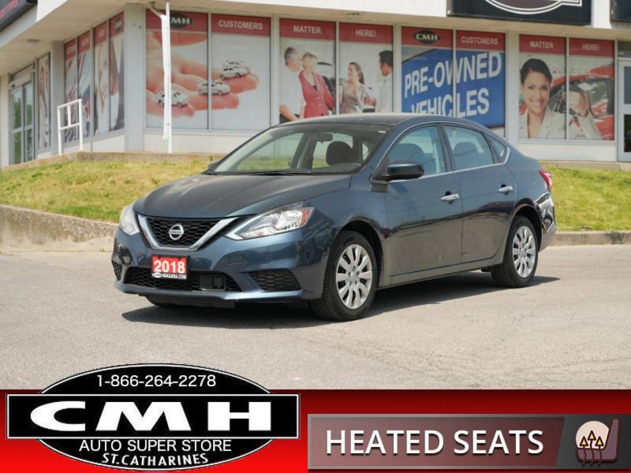 Used 2018 Nissan Sentra 1.8 SV  CAM BLUETOOTH HTD-SEATS for sale in St. Catharines, ON