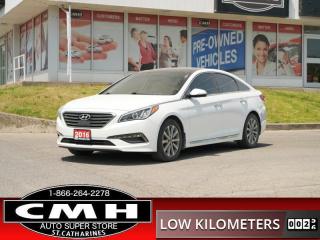 Used 2016 Hyundai Sonata Limited  NAV ADAP-CC ROOF COLD-SEATS for sale in St. Catharines, ON