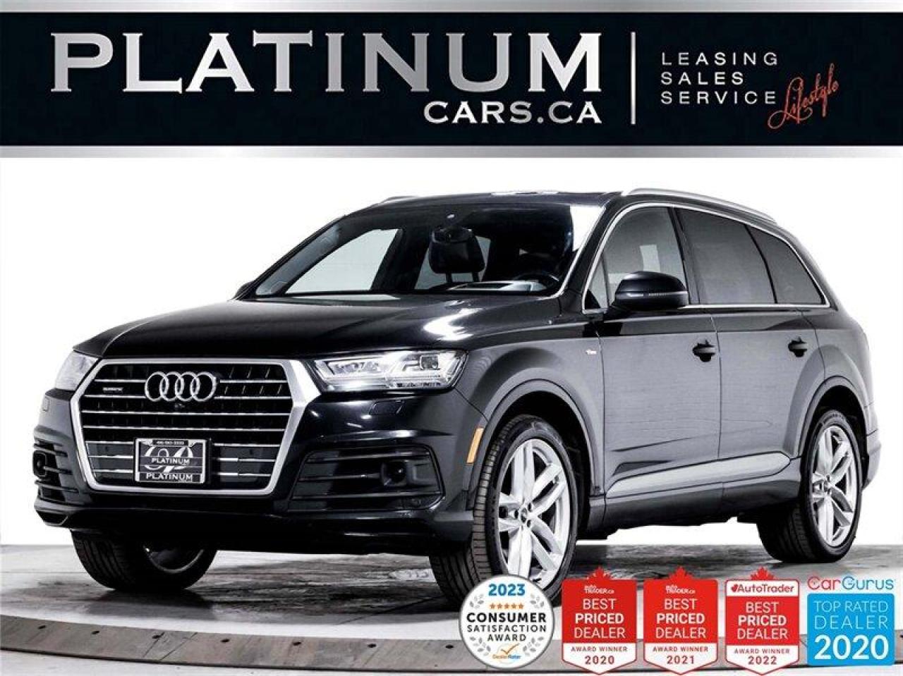 Used 2017 Audi Q7 3.0T Quattro Technik, 7 PASS, S LINE, NAV, CAM for sale in Toronto, ON