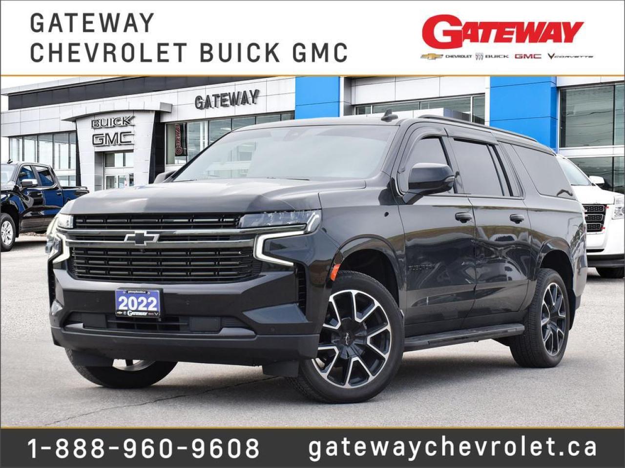 Used 2022 Chevrolet Suburban RST / 4X4 / REAR CAMERA / 8 PASSENGER / PANO ROOF for sale in Brampton, ON