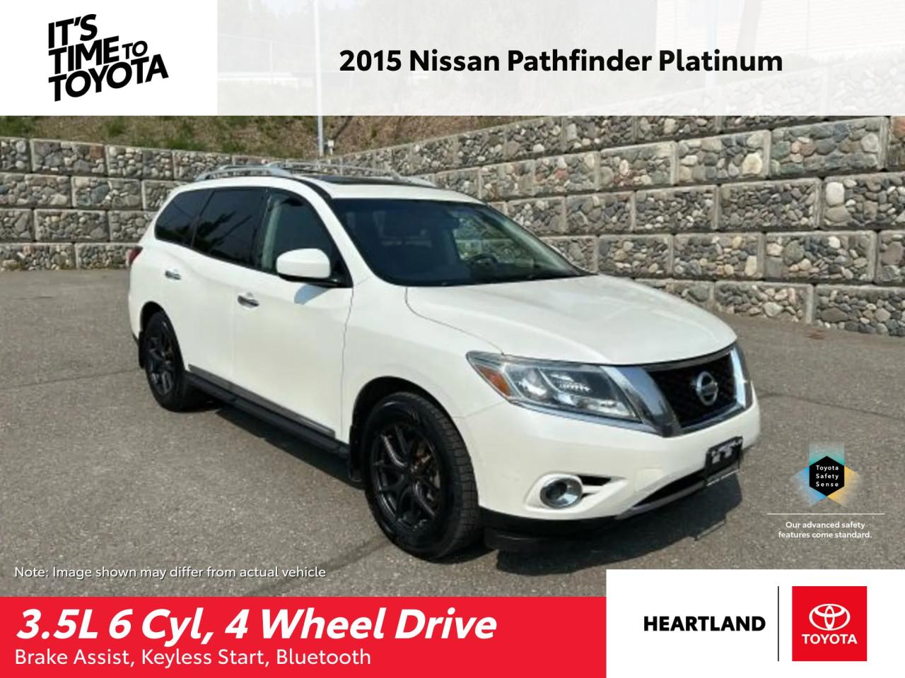 Used 2015 Nissan Pathfinder Platinum for sale in Williams Lake, BC