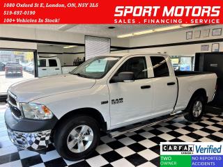 Used 2016 RAM 1500 ST 5.7L V8 4x4 HEMI Quad Cab+Cruise+CLEAN CARFAX for sale in London, ON