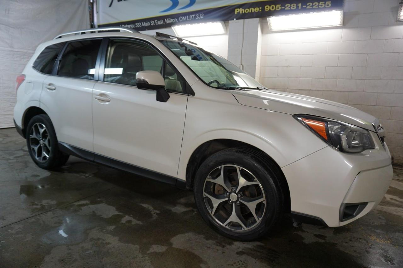 Used 2015 Subaru Forester 2.0XT ROURING *1 OWNER*FREE ACCIDENT* CERTIFIED CAMERA BLUETOOTH LEATHER HEATED SEATS PANO ROOF ALLOYS for sale in Milton, ON