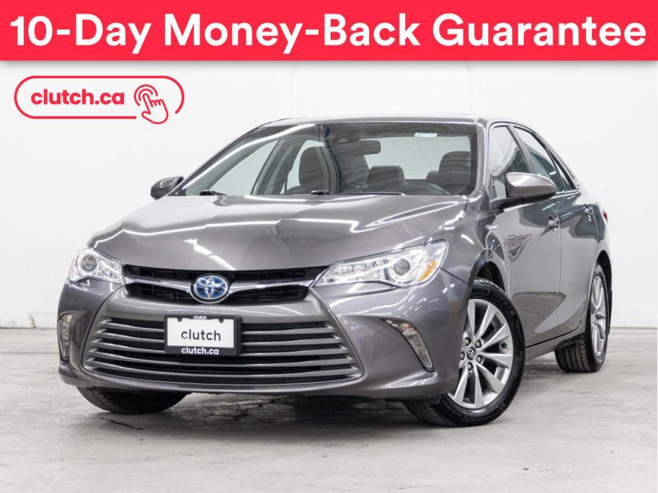 Used 2017 Toyota Camry HYBRID XLE w/ Bluetooth, Moonroof, Navigation for sale in Toronto, ON