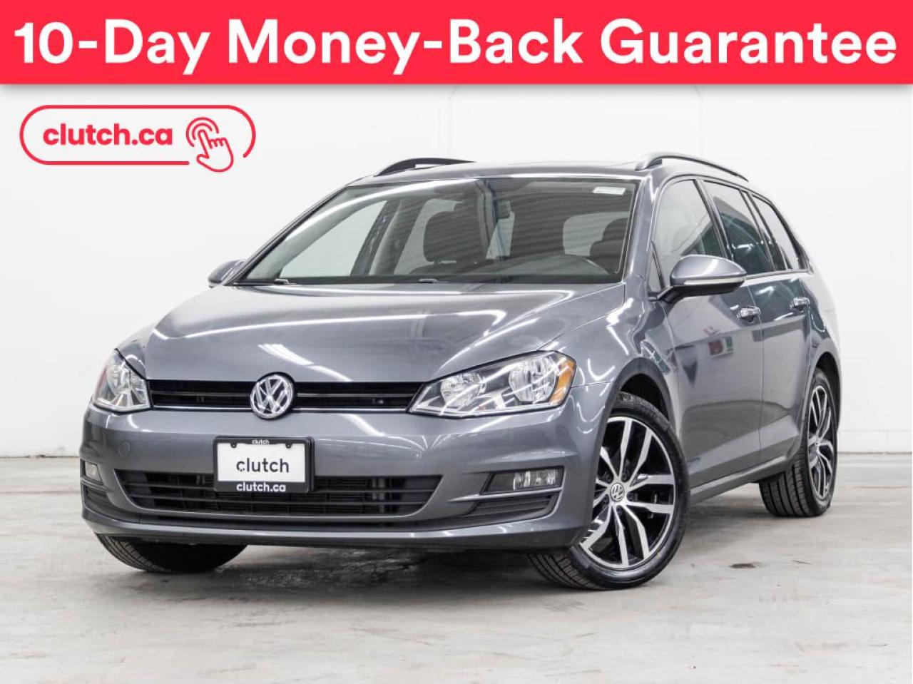 Used 2017 Volkswagen Golf Sportwagen Comfortline AWD Convenience Pkg w/ Apple CarPlay & Android Auto, Panoramic Sunroof for sale in Toronto, ON